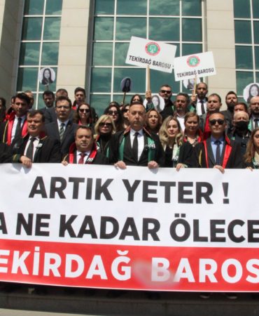 Avukat Hatice Kocaefe'nin öldürülmesi Tekirdağ'da protesto edildi