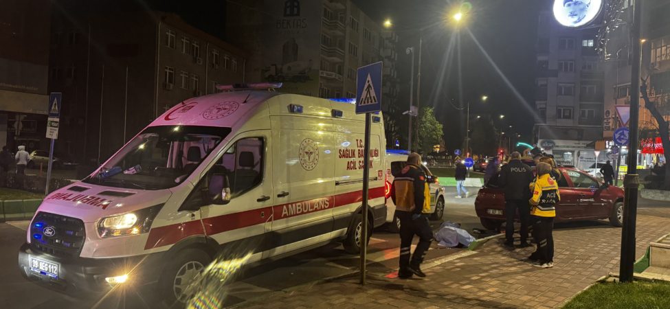 Kırklareli'de otomobilin çarptığı yaya hayatını kaybetti