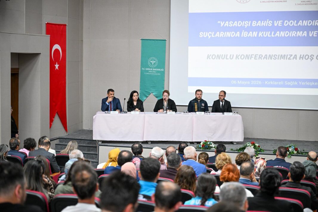 Kırklareli'nde "Dolandırıcılık Suçlarında IBAN Kullandırma" konferansı düzenlendi