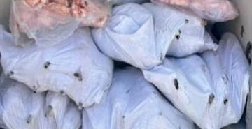 Tekirdağ'da 1500 kilogram iç yağ ve 140 kokoreç imha edildi