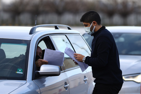 Kapıkule'de "PCR testi" uygulaması devam ediyor