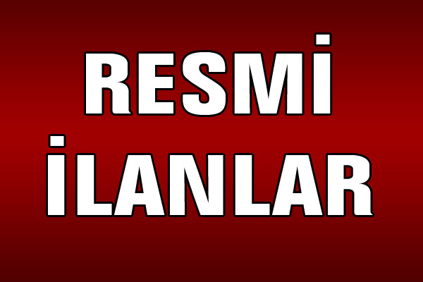 RESMİ İLANLAR