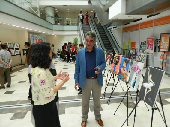 ‘Genç Yetenekler’ eserlerini sergiledi