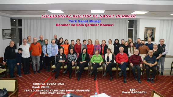 Türk Sanat Müziği Korosu’nun konseri 2 Şubat’ta