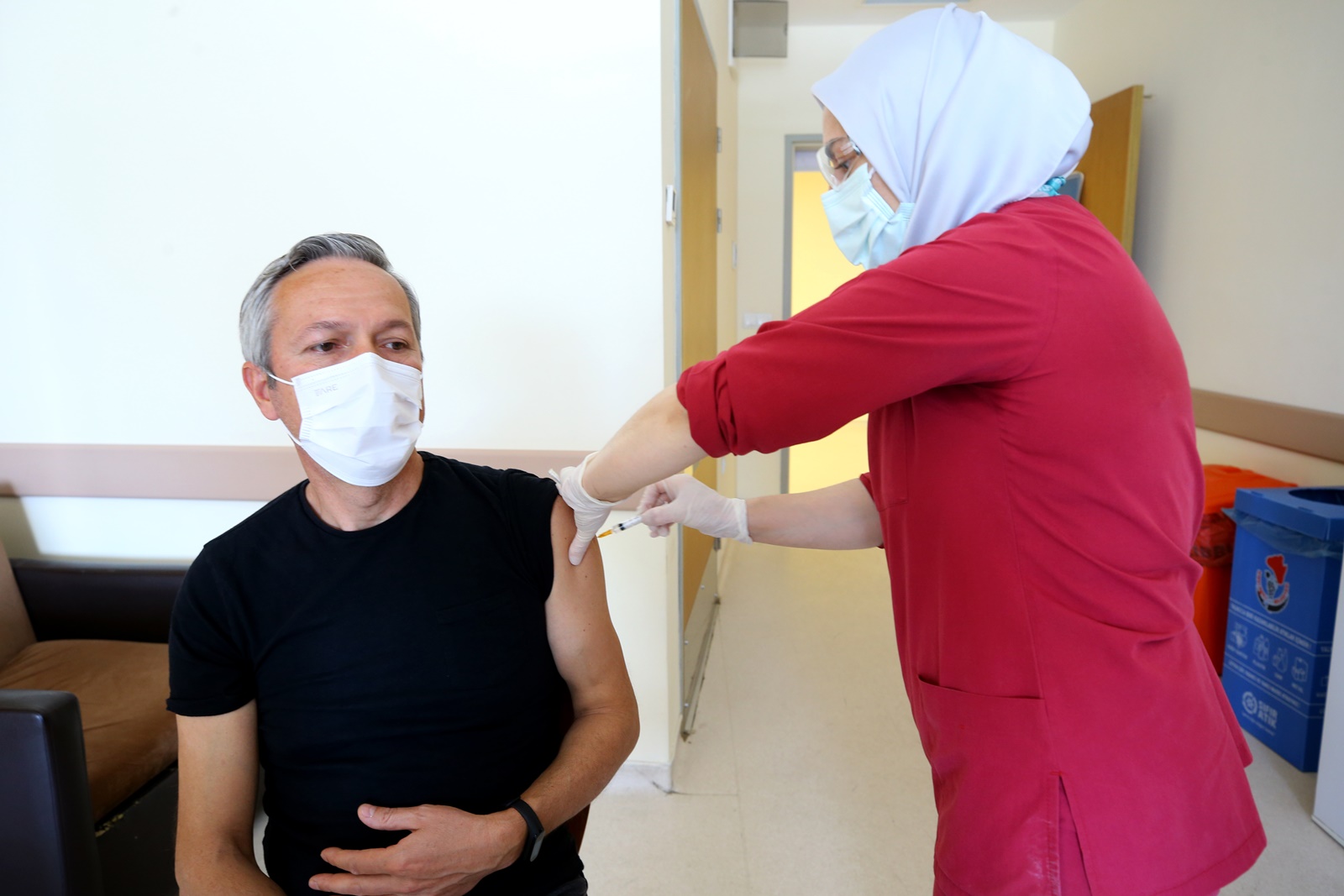 Trakya'da "tam kapanma" sürecinde aşılama çalışmaları sürüyor