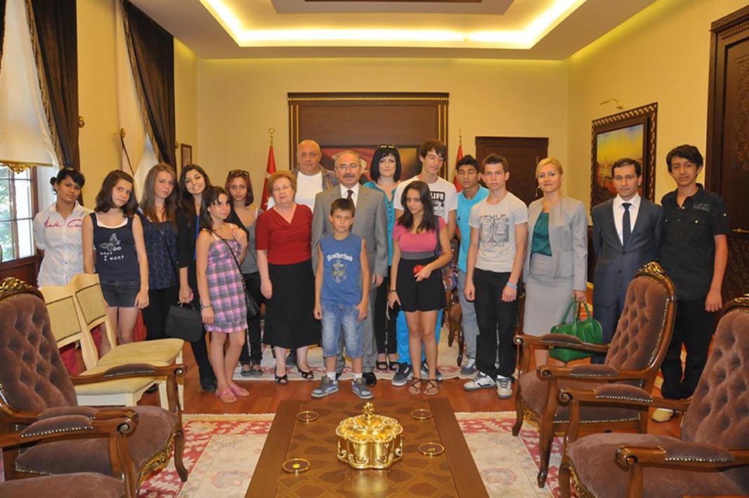 Vali Yaman’a Makedonya’dan ziyaret…