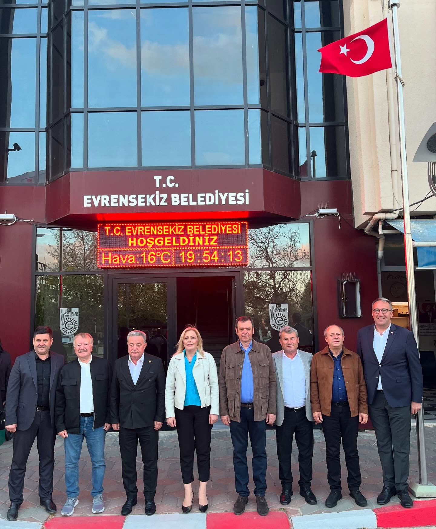 Çevre belediye başkanlarından Başkan Özbay’a ziyaret