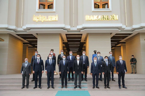 Kırklareli Valisi Bilgin'den İçişleri Bakanı Soylu'ya ziyaret