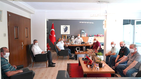 Yeni Sanayi Sitesi’nden Gerenli’ye ziyaret